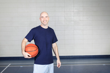 Fototapeta premium A adulte basketball player play his favorite sport