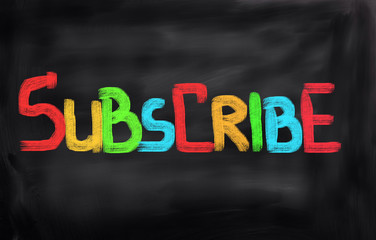 Subscribe Concept