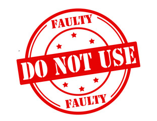 Faulty do not use