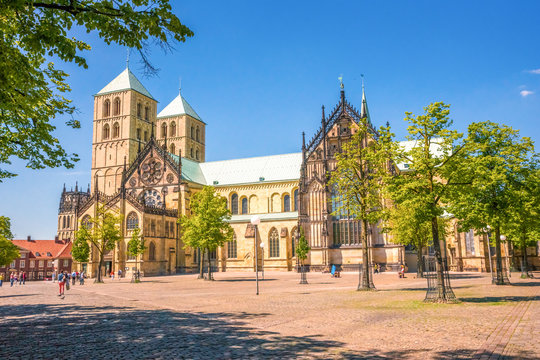 Sankt Paulus Dom, M&uuml;nster, Nordrhein-Westfalen, Deutschland 