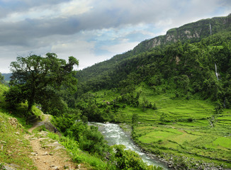 paisaje de Nepal