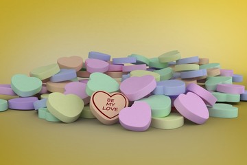 Composite image of heart