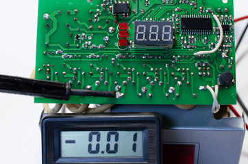 Soldering a circuit board