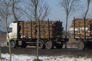 Transport drewna