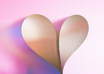 heart on gradient background
