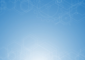 abstract technology background Business & development direction