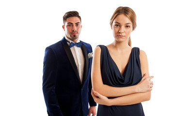 Beautiful young and elegant couple