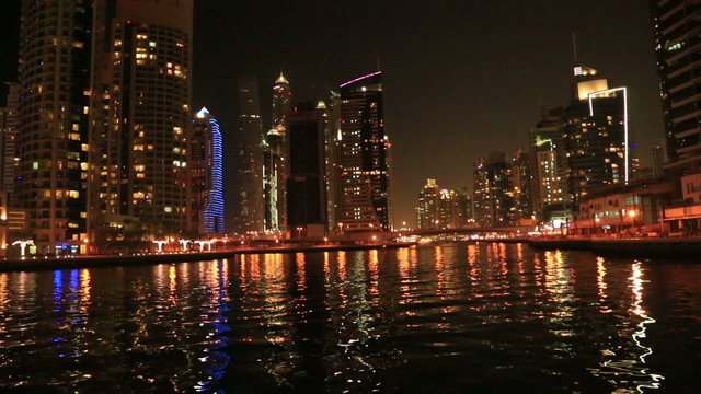 Dubai  city view at night