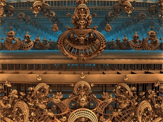 Computer rendered virtual scenery