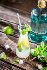 Enjoy your cold  and fresh lemonade