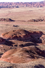 Fototapeta premium December 21, 2014 - Petrified Forest, AZ, USA