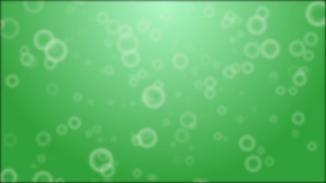 background with green bubbles