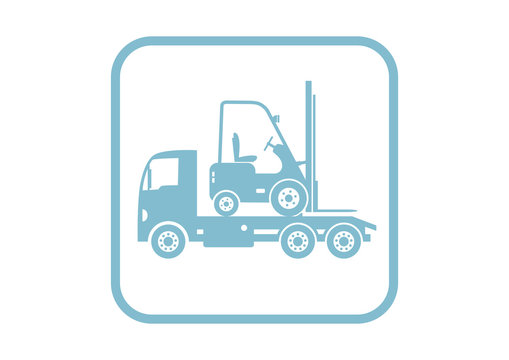 Tow truck with forklift