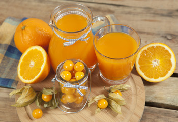 Obraz na płótnie Canvas orange fruits