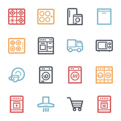 Kitchen Appliances Web Icons