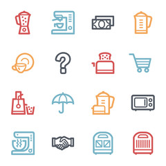 Kitchen Appliances Web Icons