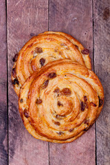 sweet bun with raisin