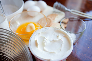 Cooking ingredients for cheesecakes