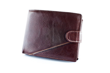 Brown leather wallet