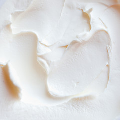 fragment of sour cream background