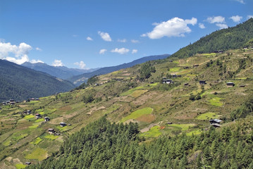 Fototapeta na wymiar Bhutan, Haa,