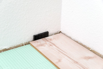 Laminat verlegen
