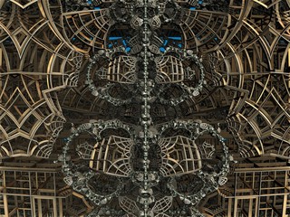 Computer rendered virtual scenery