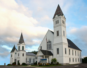 Fototapeta na wymiar two churches