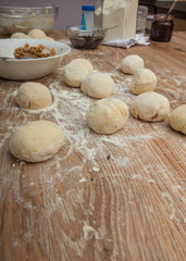 Recipe ingredients for dough