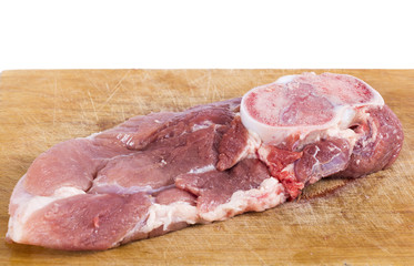 raw steak