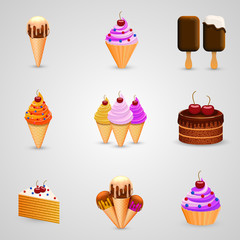 Ice cream set