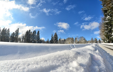 Winter Landschaft Schnee
