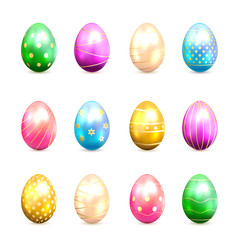 Colorful Easter eggs