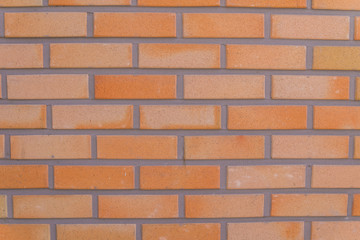 Red brick wall background.