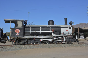Old steam locomotive, Usakos, Erongo, Namibia, Africa