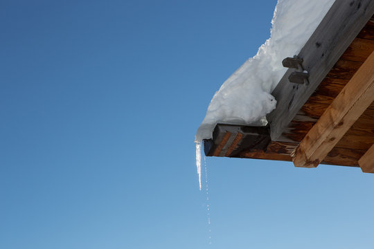 Ice on the roof