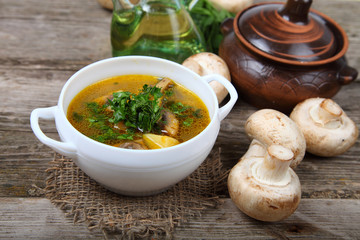 Mushroom soup