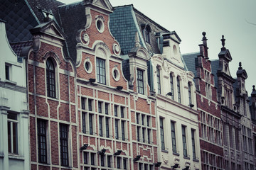 Fototapeta premium Guildhalls on the Grand Place, Brussels, Belgium