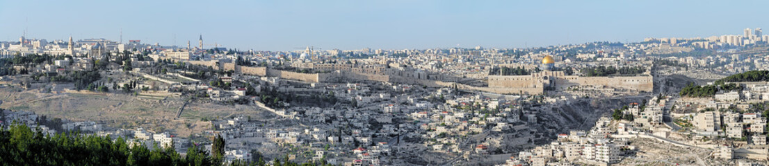 Fototapeta na wymiar Panorama of Jerusalem, Israel