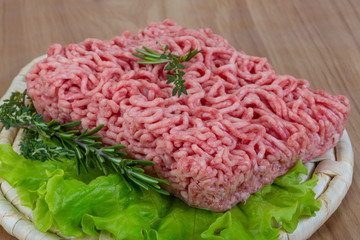 Raw minced meat