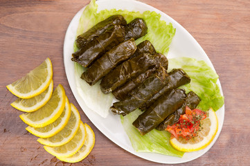 Stuffed vine leaves , Lebanese Cuisine
