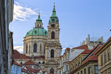Fototapeta na wymiar St.Nicholas Church in Mala Strana