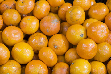 tangerines close-up