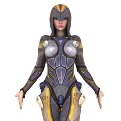 Obraz premium 女性戦士