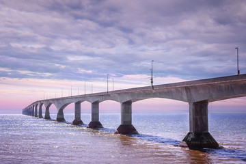 Confederation Bridge sunset, PEI Canada