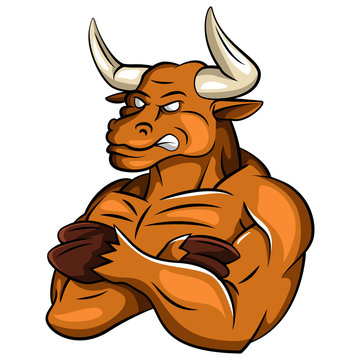Bull Strong Mascot