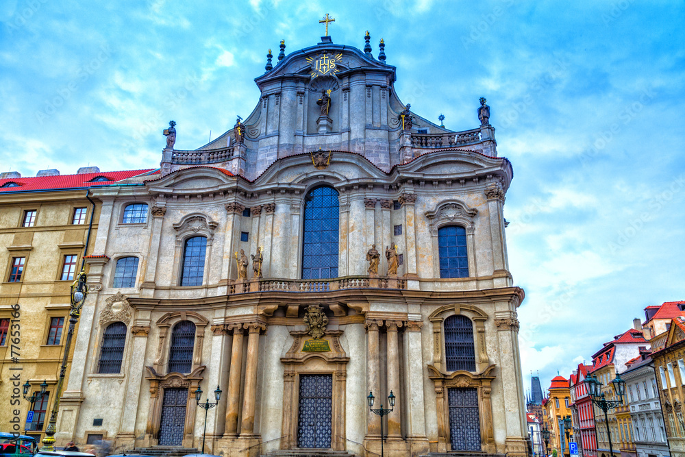 Poster st.nicholas church in prague