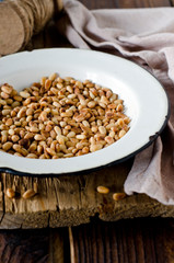 Roasted pine nuts