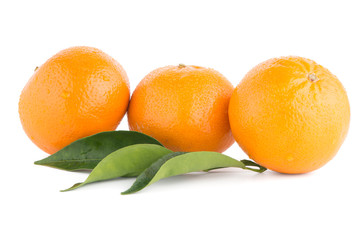 Ripe tangerine or mandarin