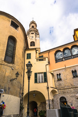 Fototapeta na wymiar Historic district of Sanremo